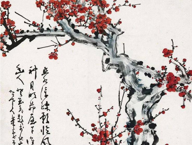 国画松竹梅岁寒三友图作品欣赏,松竹梅是岁寒三友吗