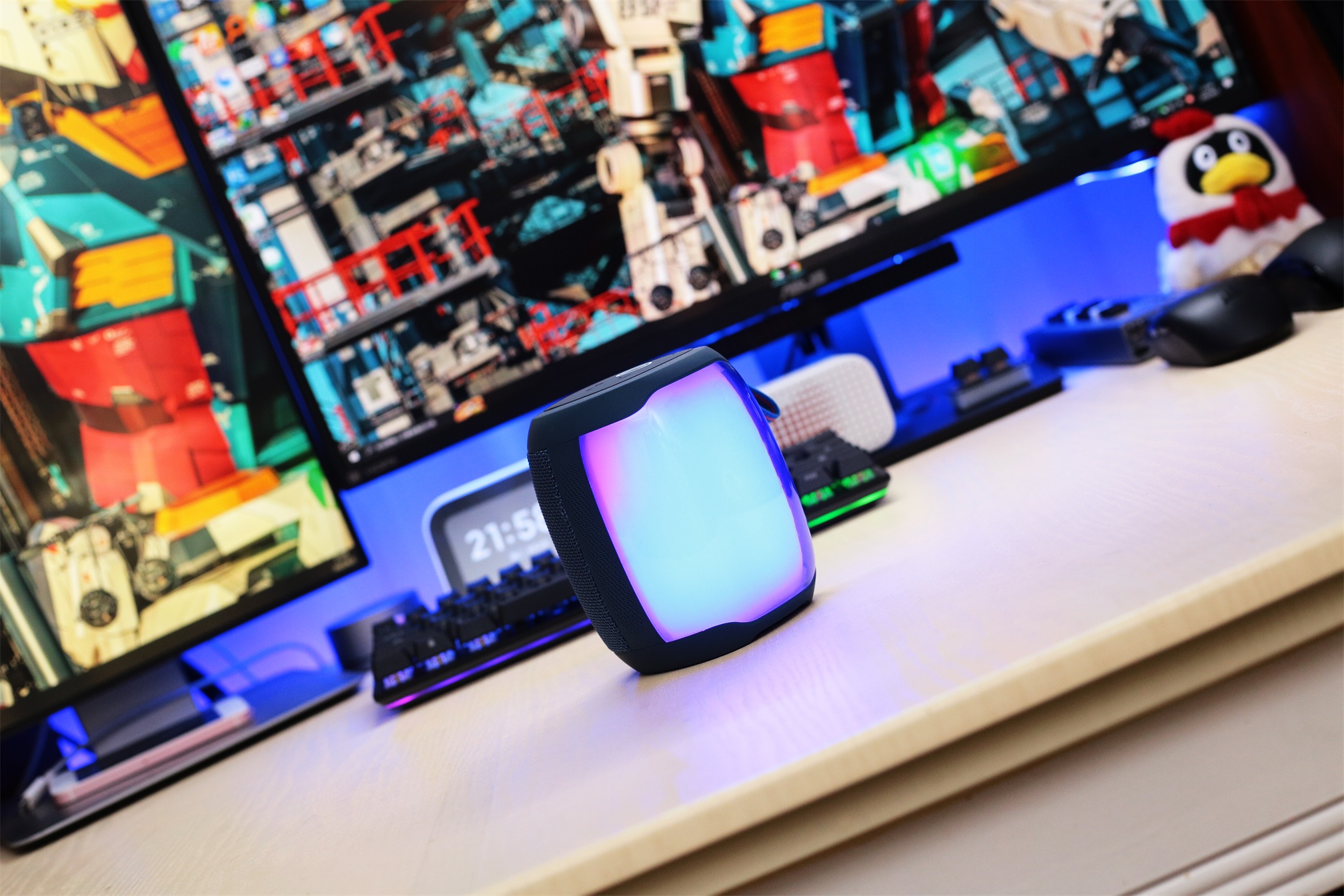 适合户外露营的音箱怎么选?炫彩灯光音箱Sanag塞那V12SPRO开箱