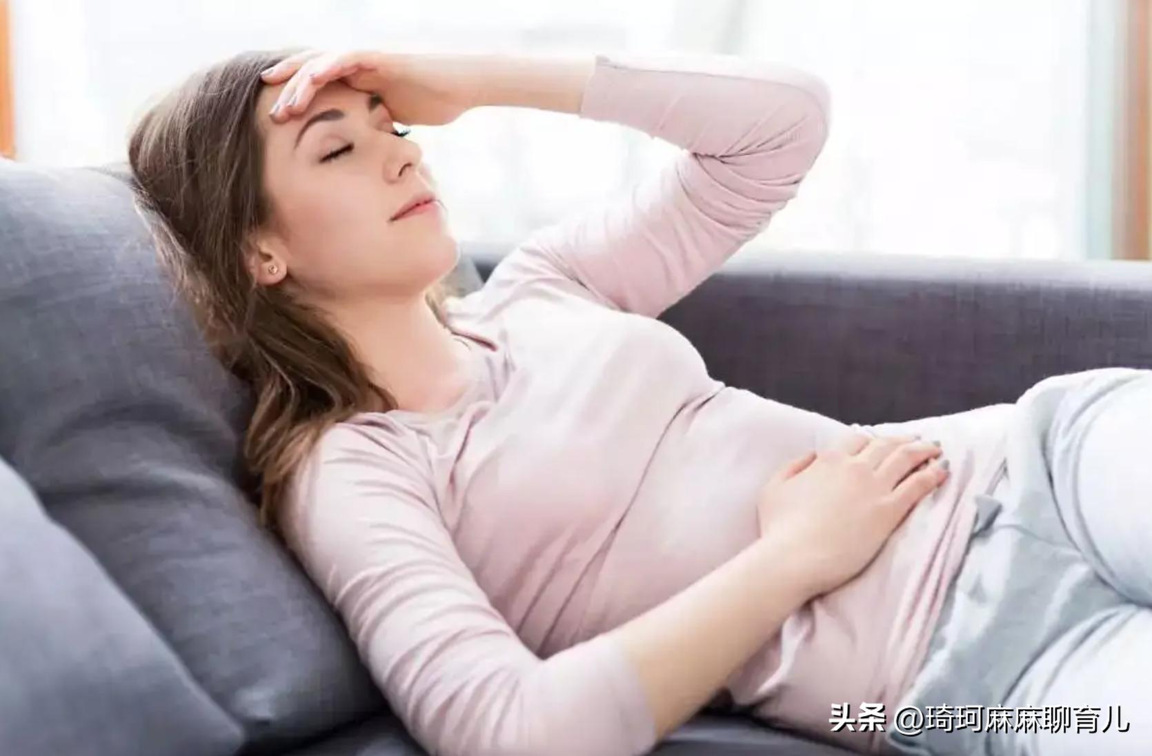 怀孕初期左小腹有筋扯到的感觉,怀孕初期为什么感觉很累很疲劳