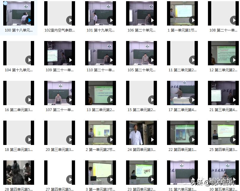 制冷与空调设备安装维修实操视频,暖通空调资料范例