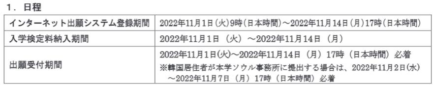 2023年同志社大学出愿信息早知道