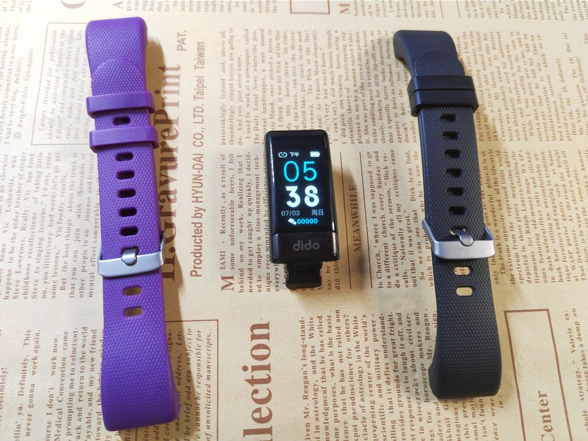 didoy2s智能血压手环测评,y68智能心率血压监测智能手环