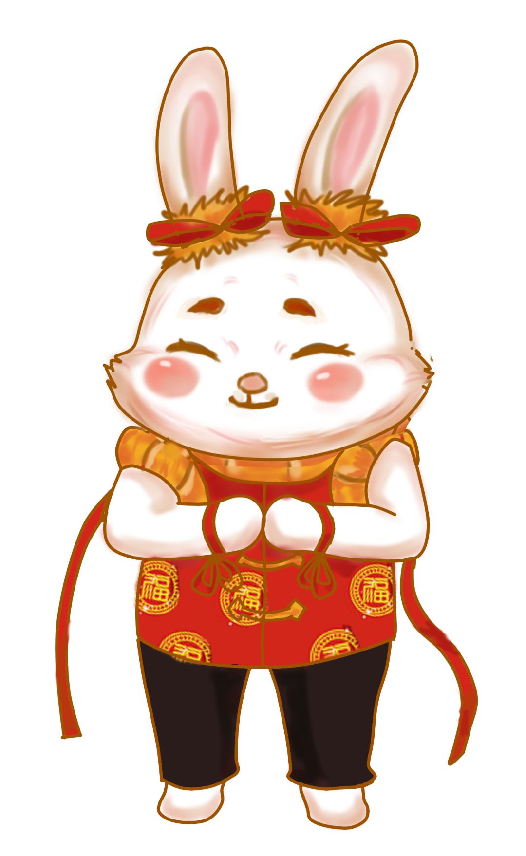 @所有人快看！有只兔子送来了您的“年夜饭”