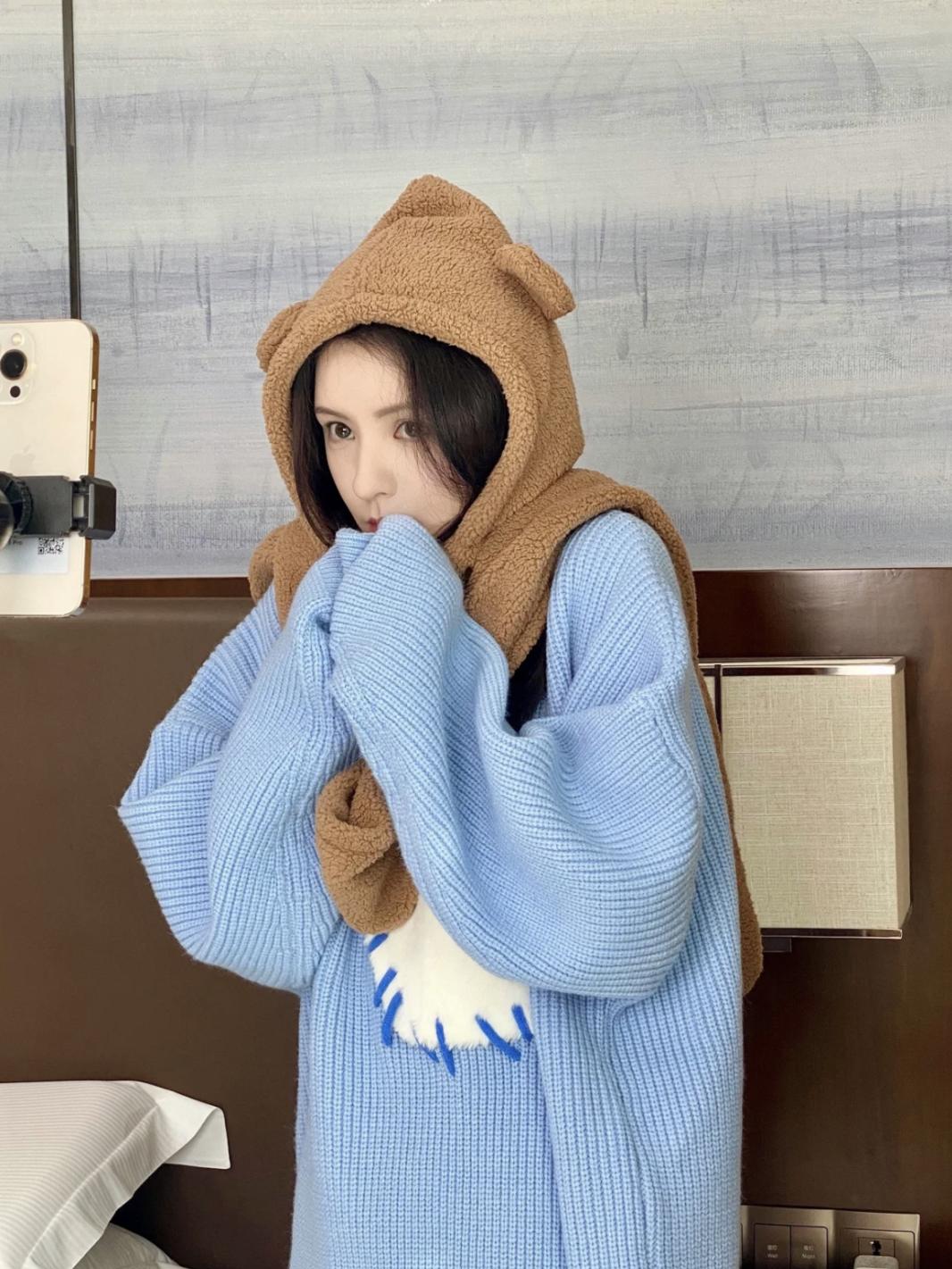 大衣围巾冬天最慵懒时髦的组合,大衣围巾入冬王炸组合