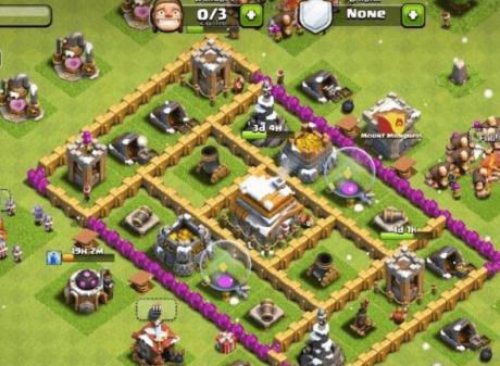 部落冲突9本最新神阵,部落冲突5本夜世界最强防御阵型