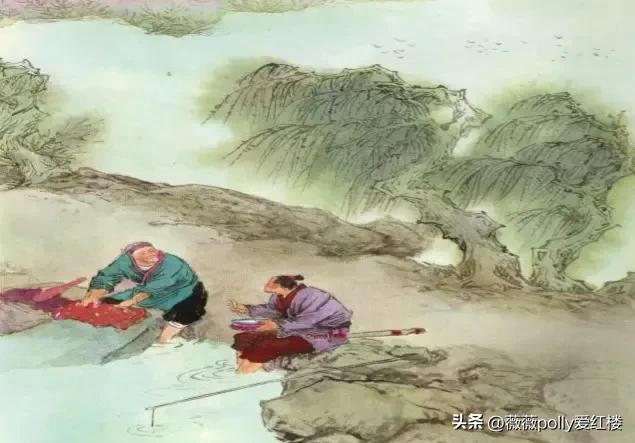 试猜薛宝琴精巧的元宵灯谜，谜底终不过是柴米油盐，内涵全是悲剧