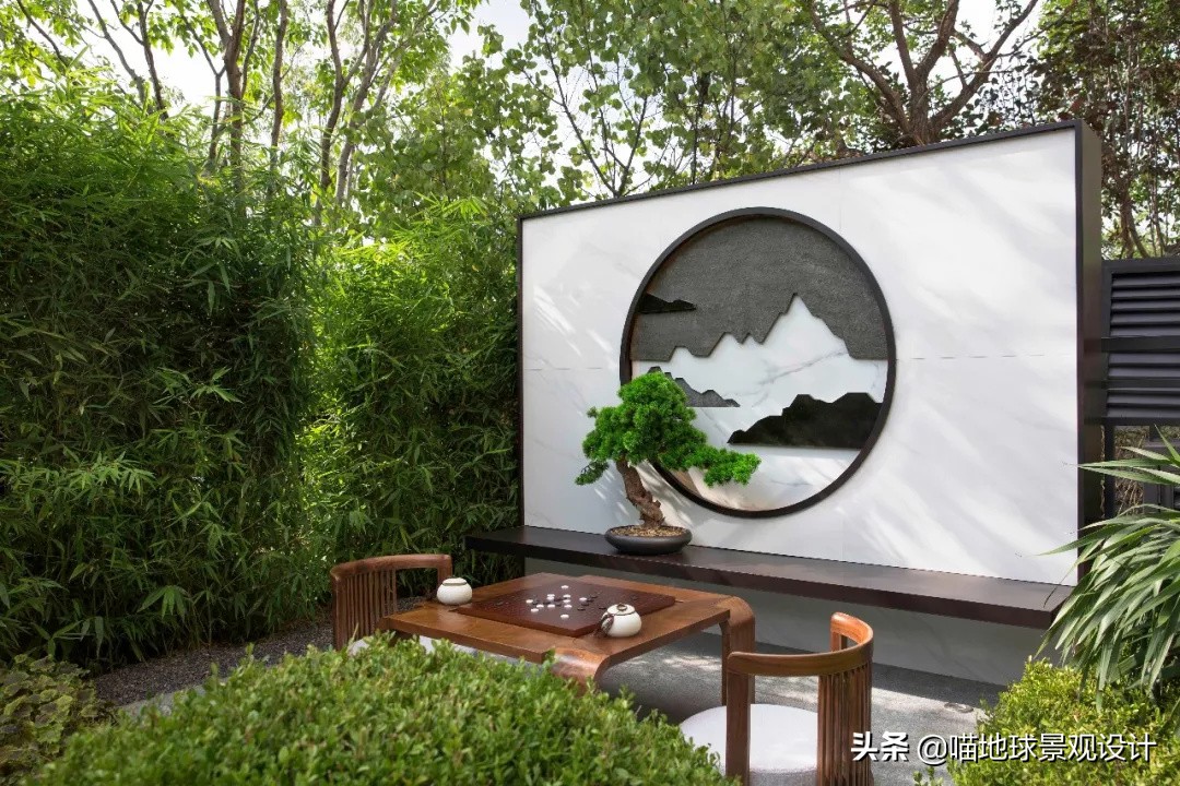 60平方别墅庭院效果图大全,60款优秀的别墅庭院创意背景景墙