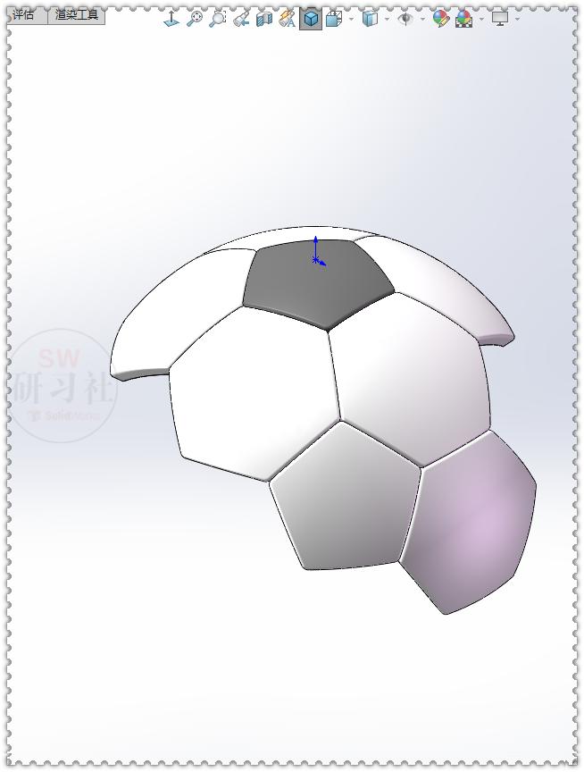 solidworks足球,用solidworks画一个硬币