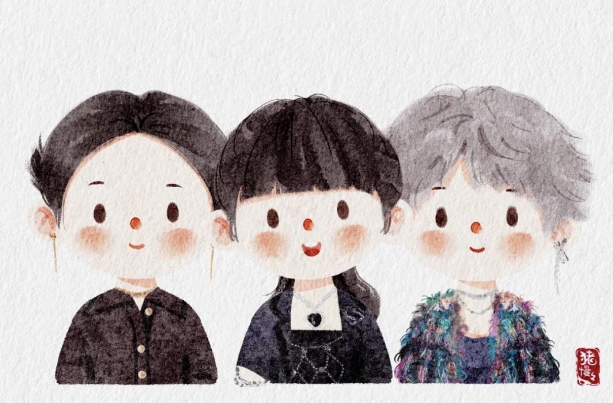 影视剧中的插画,影视剧里的人物插画