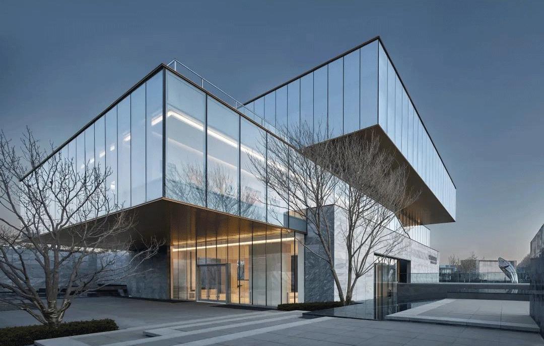 中营腾憬｜示范区如何通过玻璃做出亮点，设计+选材+施工工艺