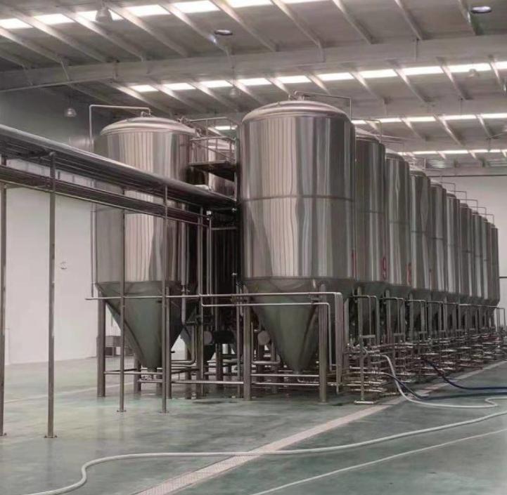 鲜酿啤酒成套设备价格,大型生产现酿啤酒设备报价
