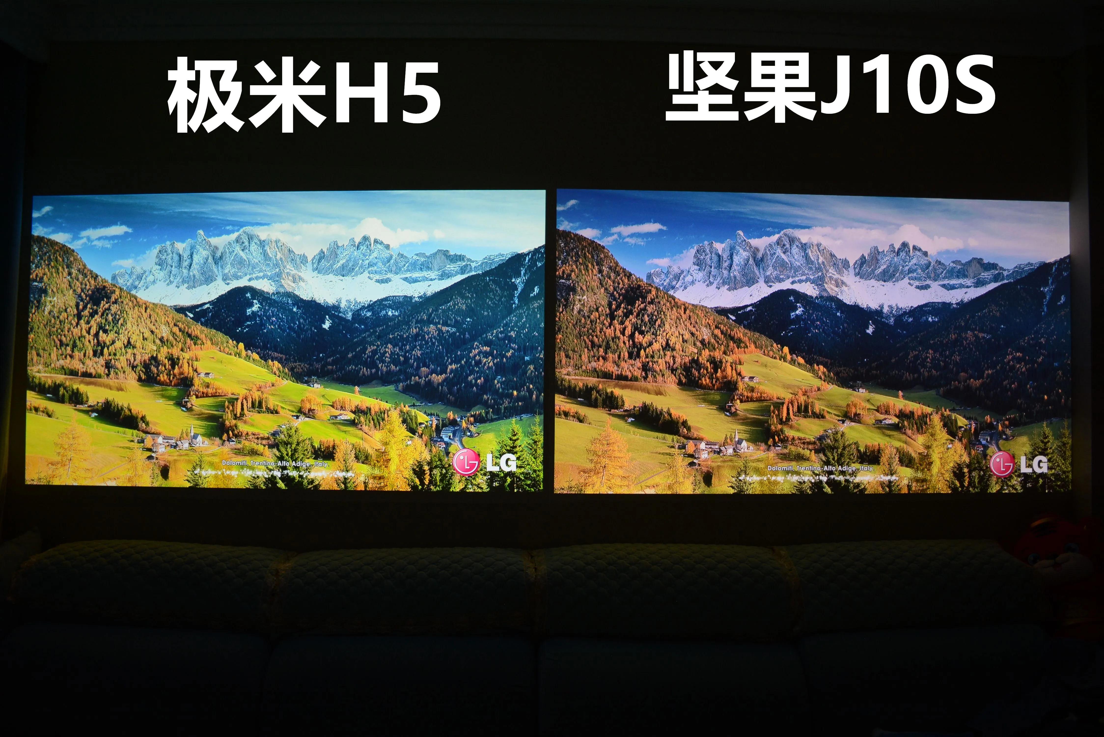 坚果j10s和极米h3s投影仪测评,谁才是最强的旗舰机
