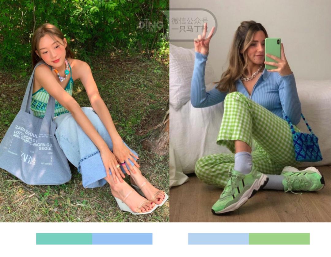 夏日穿搭色彩搭配,2021夏日高级感配色