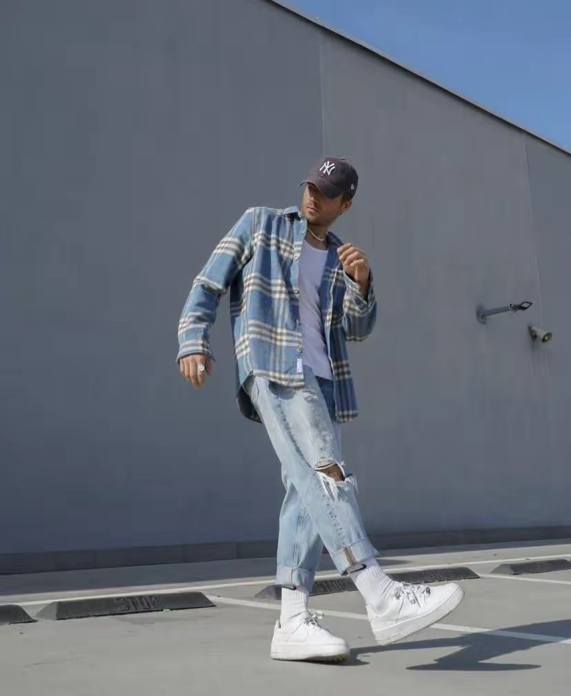 土气又古板的格子衬衫,土到爆的格子衬衫