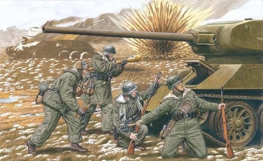 二战德军彩照图,二战德军坦克彩绘图片