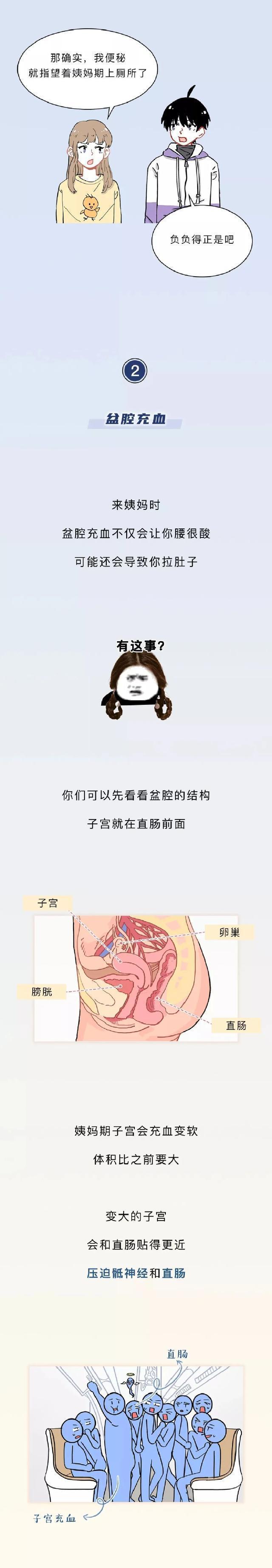 来大姨妈的时候为啥会拉肚子,为啥来大姨妈时拉肚子