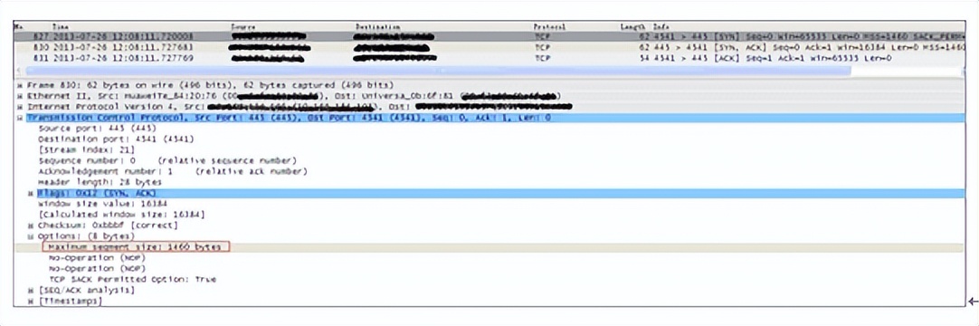 修改tcp的mss参数,tcp连接过多导致服务器崩溃