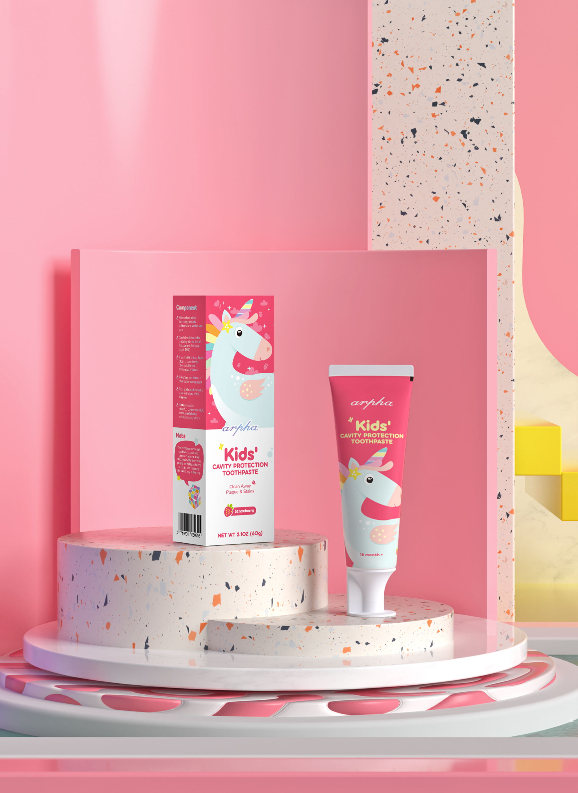 arpha儿童牙膏：一岁半宝宝用哪种牙膏效果好？