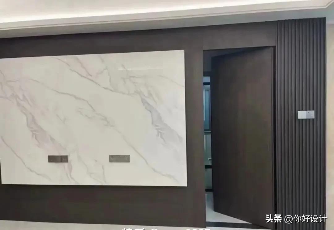 隐形门电视背景墙多少钱,4米电视背景墙带隐形门