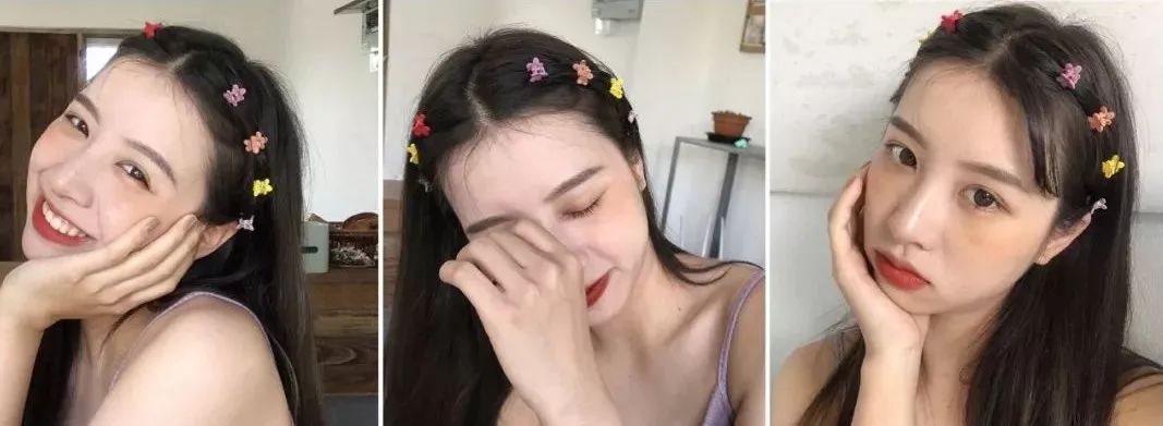 儿童用泫雅风彩色发夹怎么扎好看 (泫雅一字夹发夹佩戴方法)