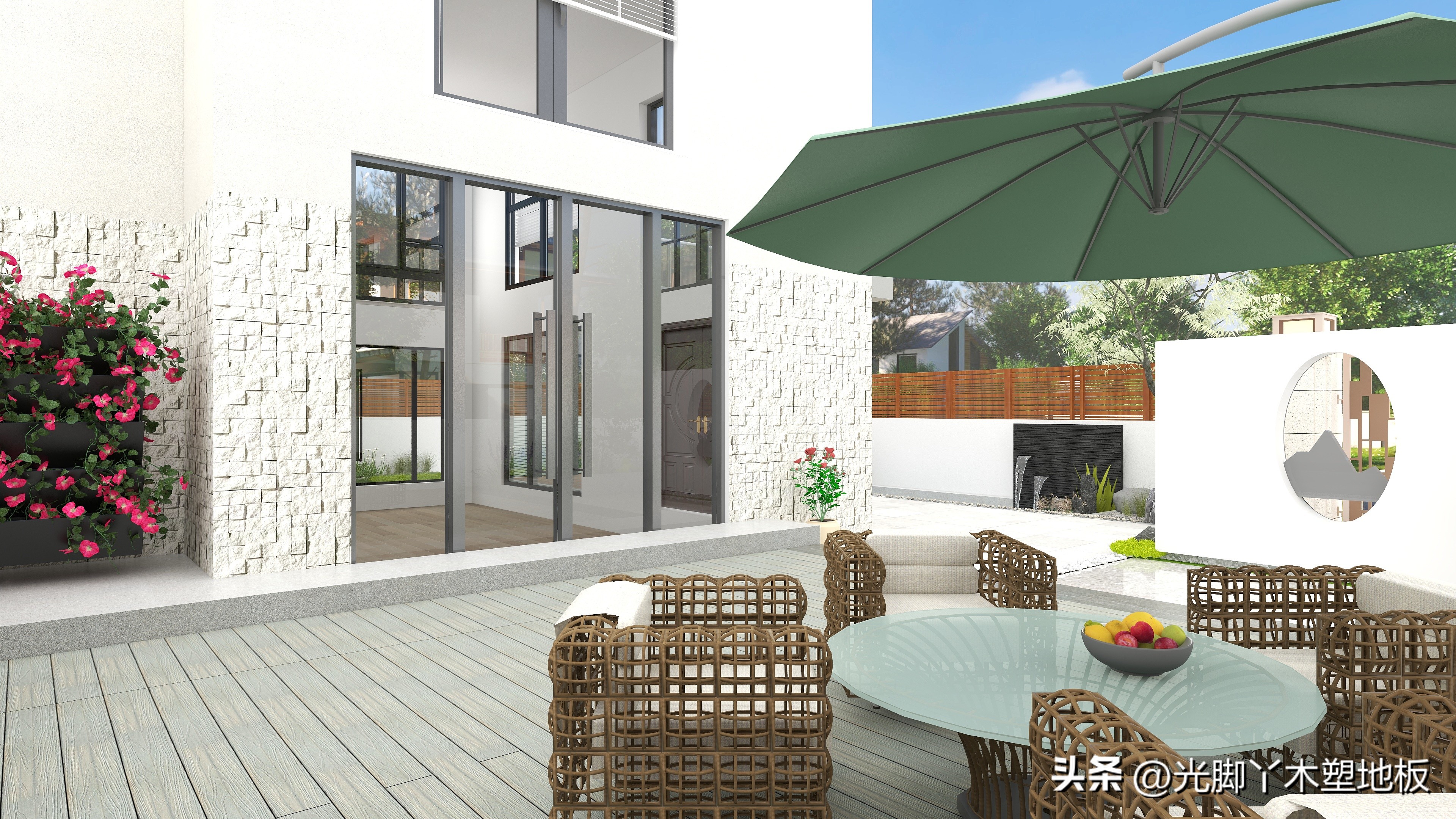 园林绿化户外塑木,木塑板材环保