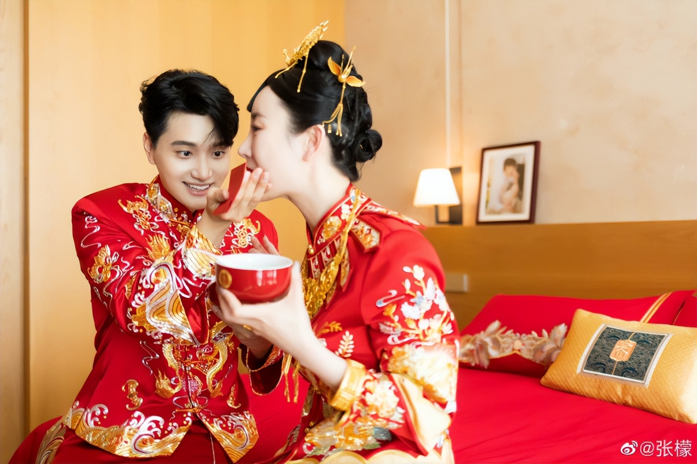 张檬金恩圣中式婚礼,张檬金恩圣将举办婚礼