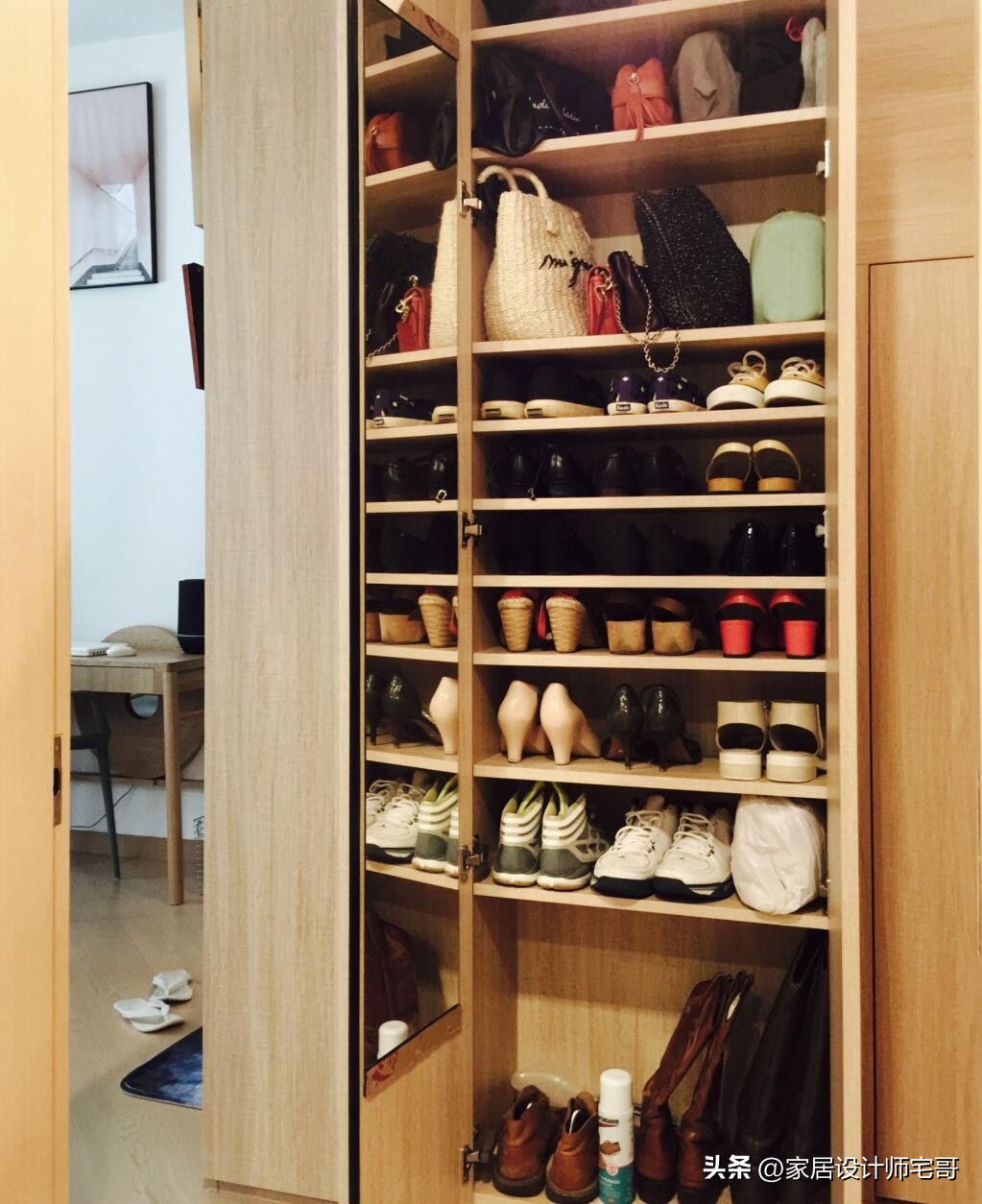 第一次见香港33㎡的房子，1室1厅还有衣帽间，空间利用值得借鉴！