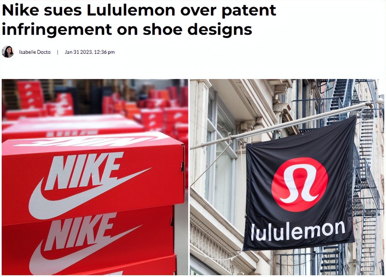 对比分析一下lululemon和nike,lululemon与nike