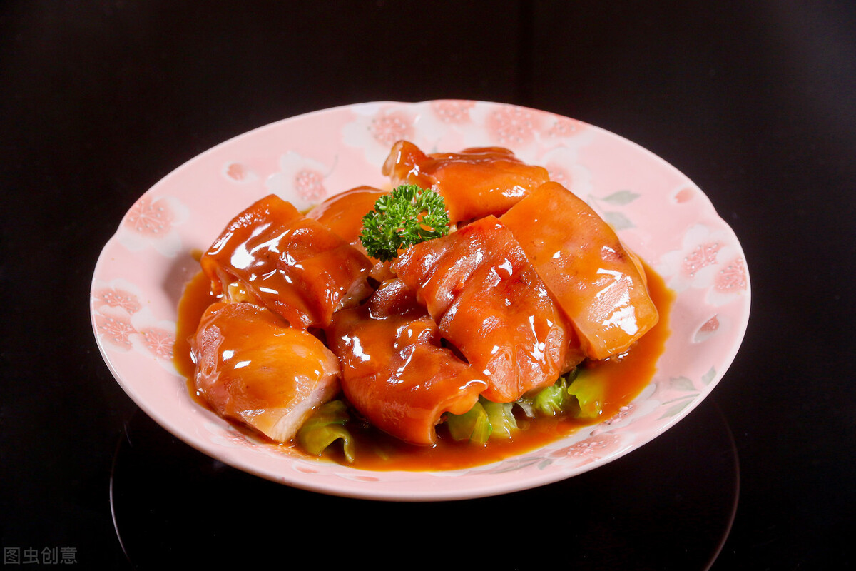 这才是卤猪蹄的正确做法香嫩软烂,正宗焖猪蹄的配方