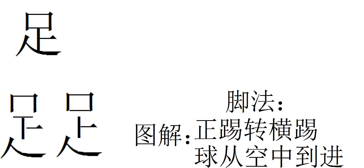 巧解汉字，关爱中国足球，知足常乐。