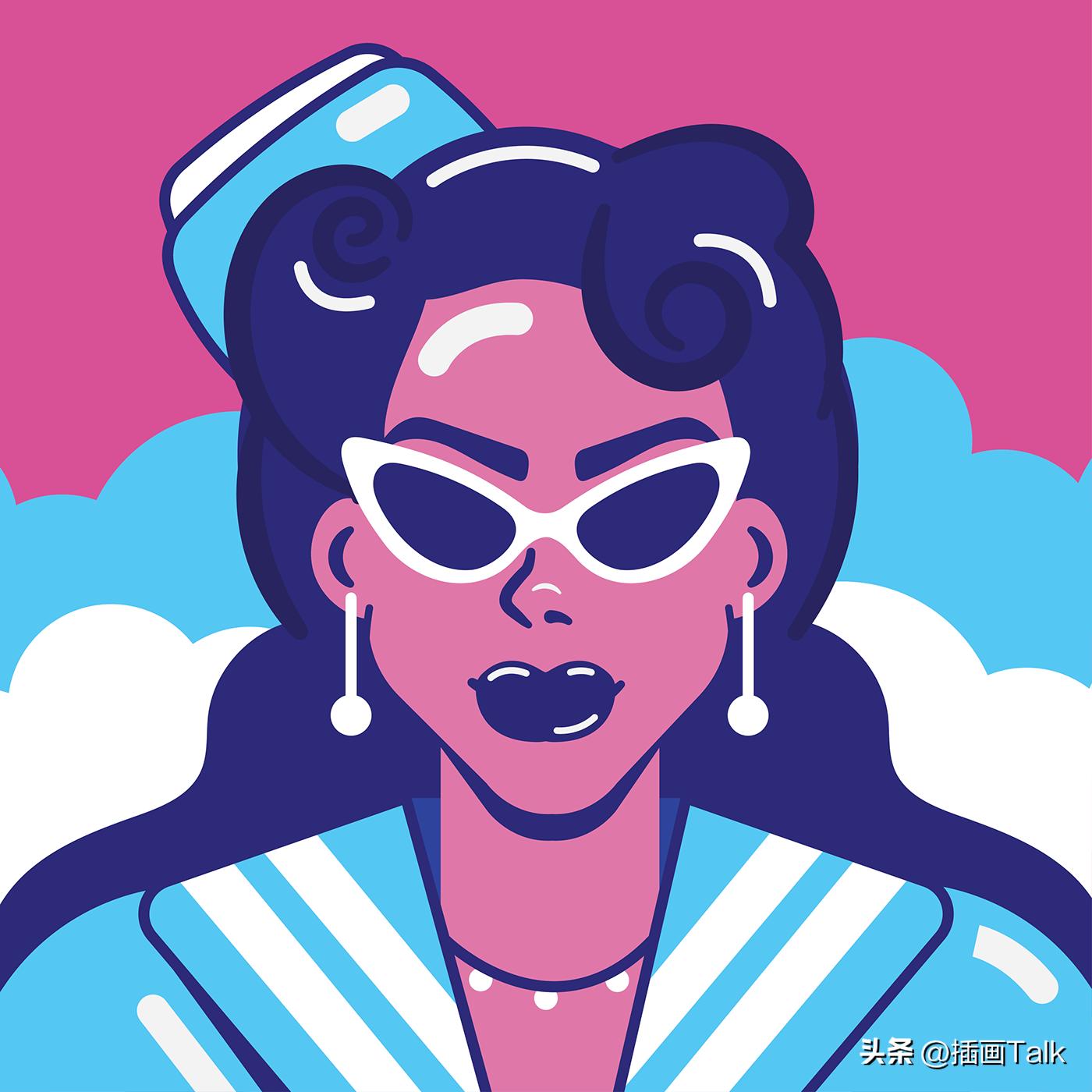 意大利插画师marina视频,插画师marissagarner绘画作品