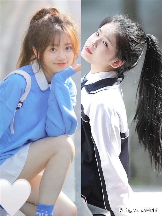 圆脸适合的短扎发,圆脸怎么扎发减龄有气质