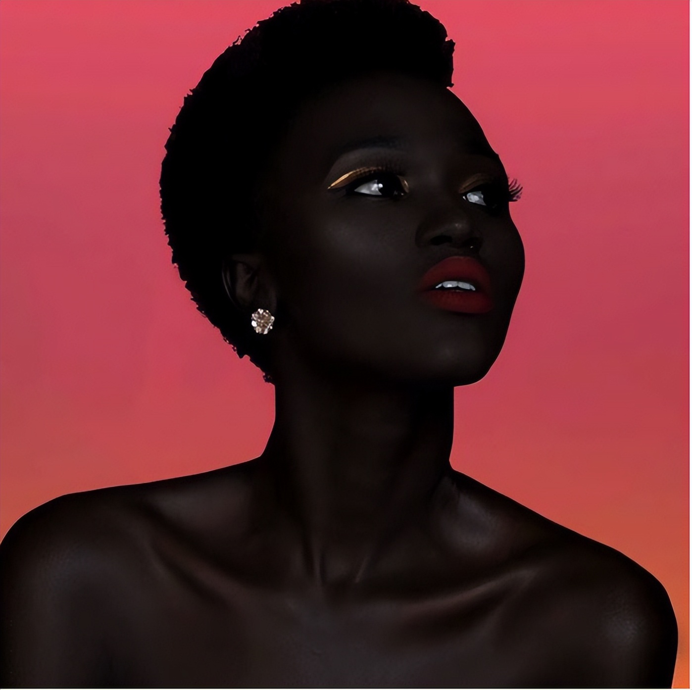 世界最黑模特：经历战乱、难民营，为何逃到美国后，她差点自杀？