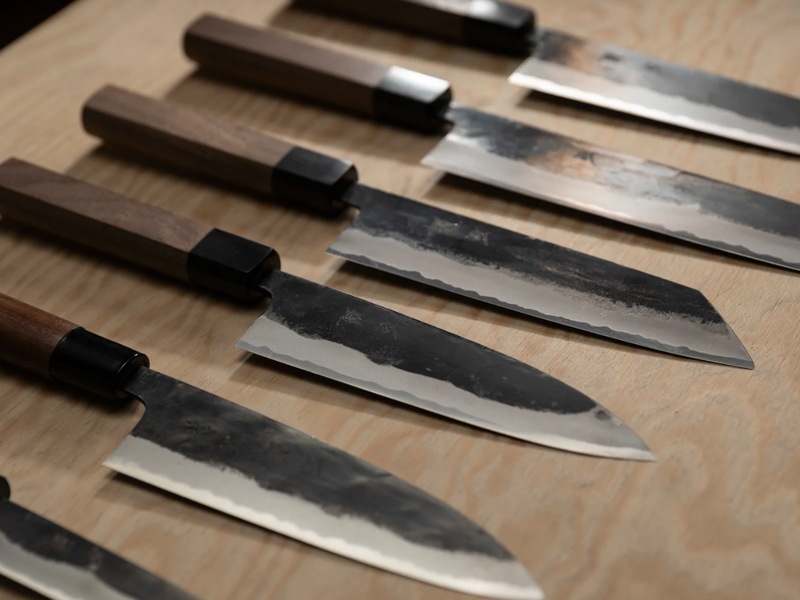 日本顶级手工锻打菜刀,有真正手工锻打的菜刀吗