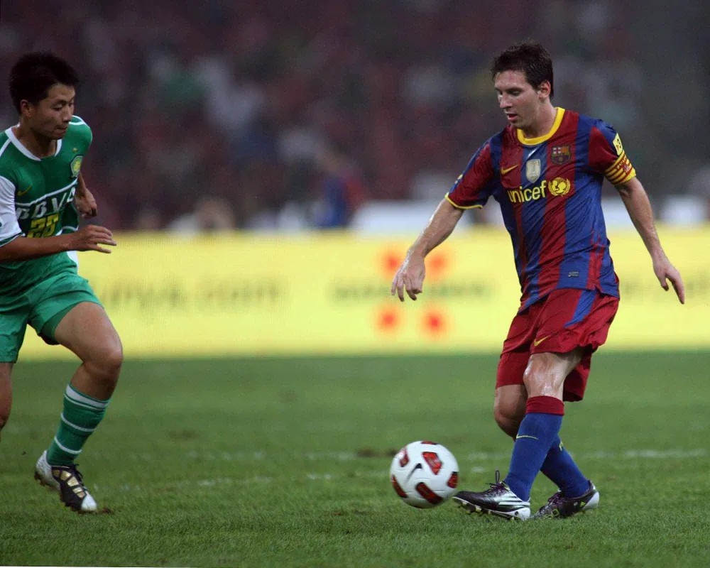 梅西八次中国行,梅西2008中国行