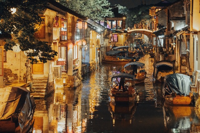 同里古镇周庄古镇,惠山古镇和周庄古镇