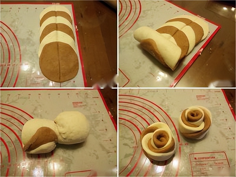 致最爱的人：双色玫瑰花卷，周日母亲节为妈妈送上“懂事”的礼物