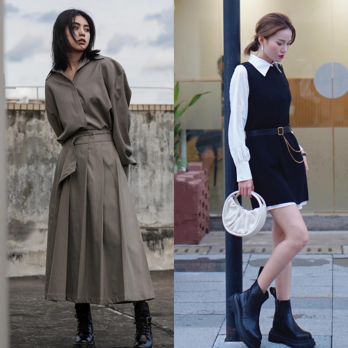 今年超流行的一款气质百搭直筒裙,直筒裙连衣裙气质高级感洋气