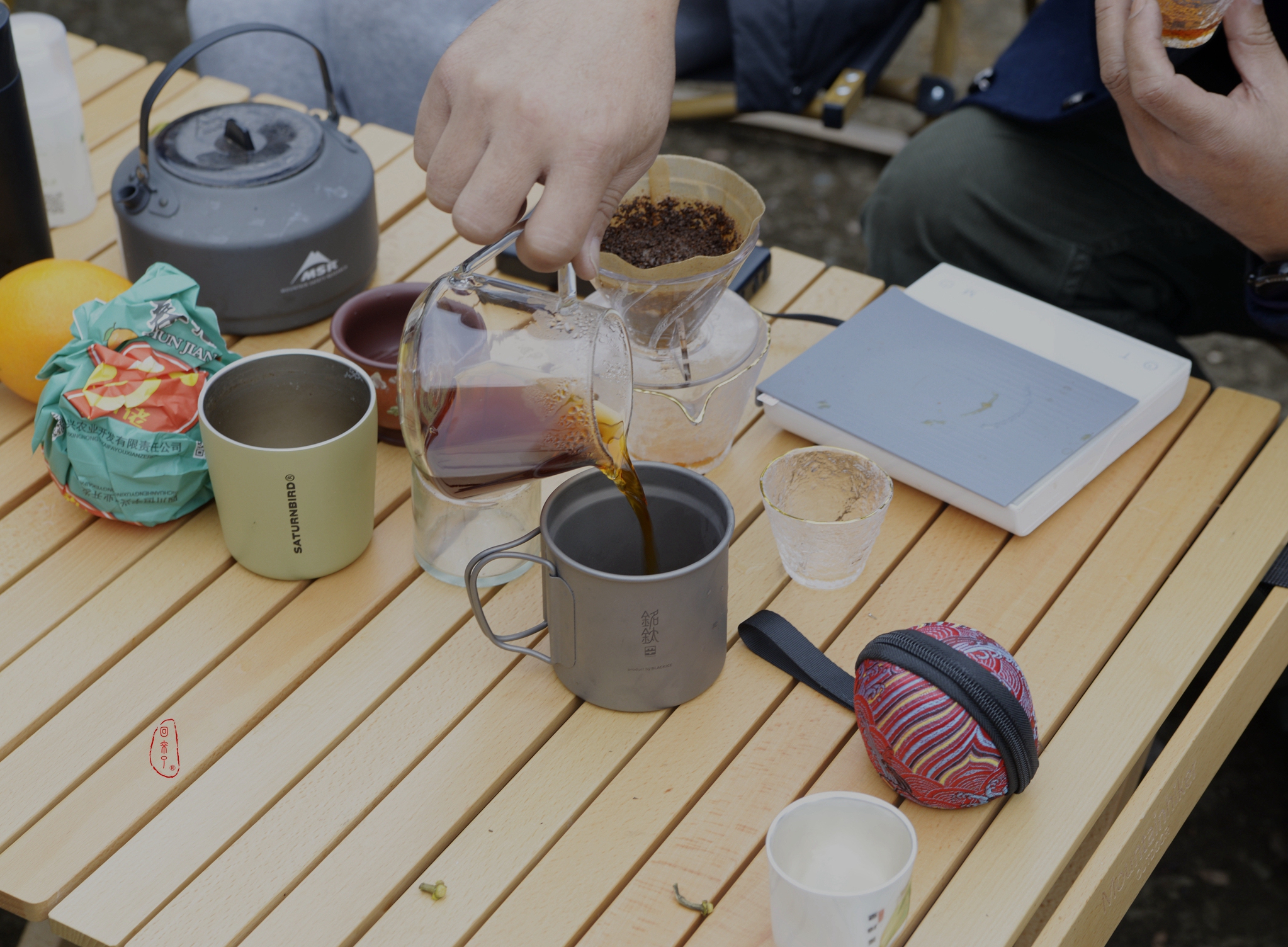 纯钛高端户外纯钛茶具,户外茶具推荐纯钛材料