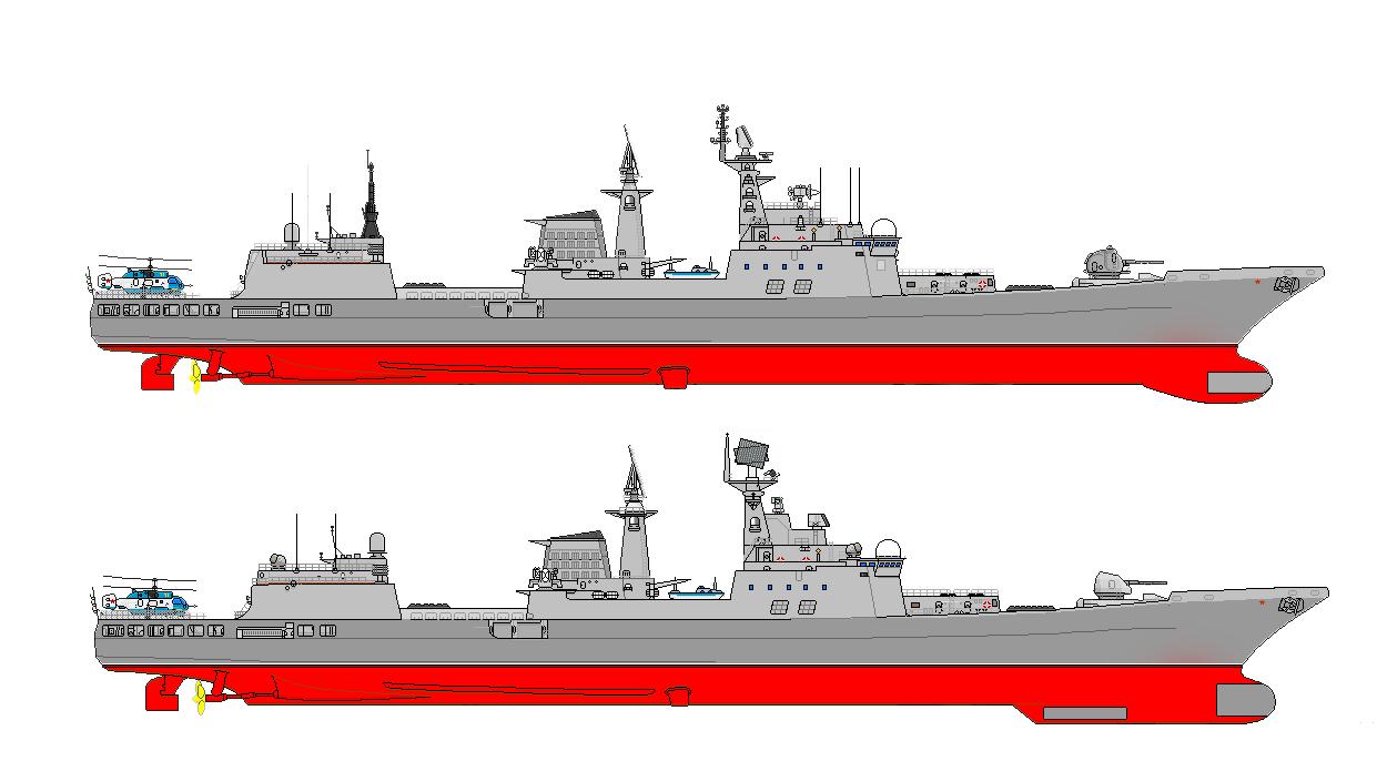 无畏反潜巡洋舰,无畏级大型反潜舰图片