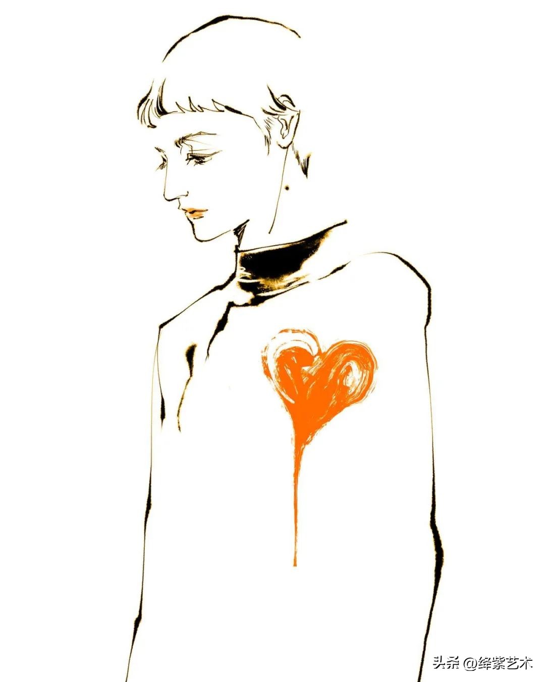 这位插画家描绘的短发女孩，长在我的审美上了，看了十分享受