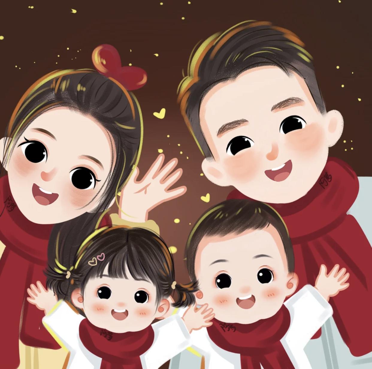 祝2023年平安喜乐，兔然暴富，红红火火#朋友圈背景#亲子头像#