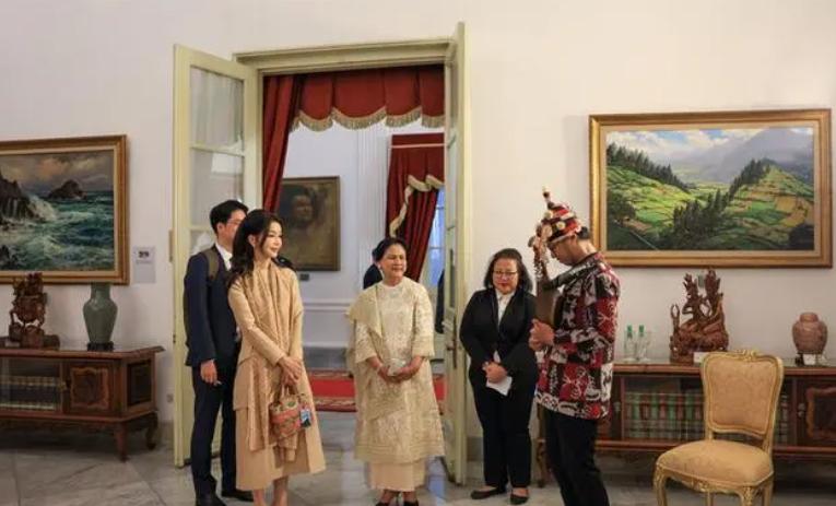 印度峰会上争奇斗艳：韩国第一夫人好嫩，日本第一夫人清新脱俗