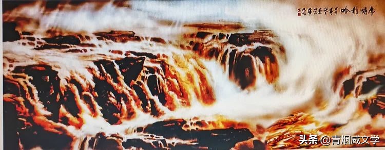 黄河颂绘画作品参赛作品,黄河颂油画作品欣赏