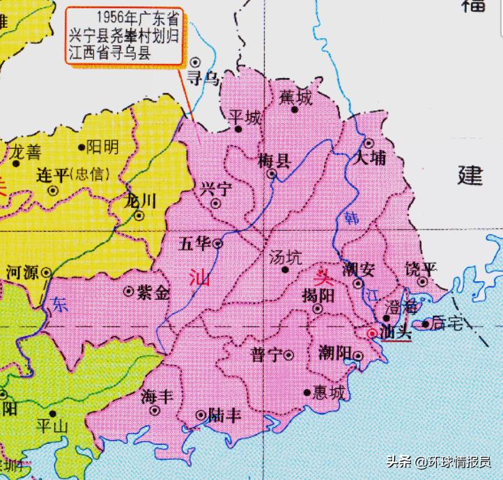 广东潮汕是地级市还是县级市,广东潮汕地区如何划分的