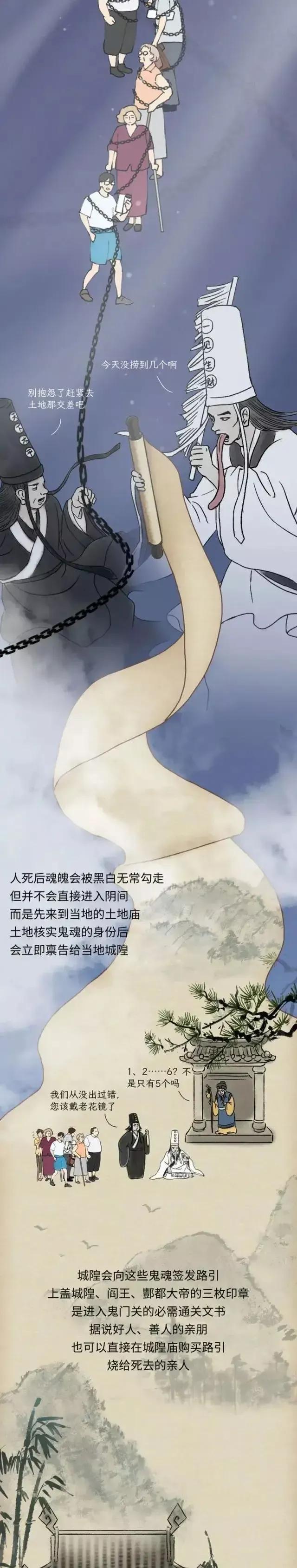去世后，走的“黄泉路”是什么样子？漫画带你体验一下