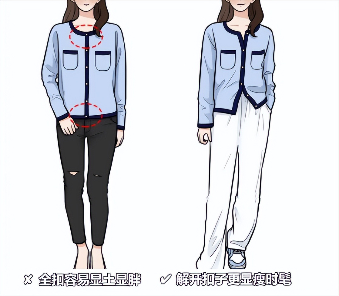为什么你穿衣服总有土气感,毛衣太修身显胖有什么穿搭技巧