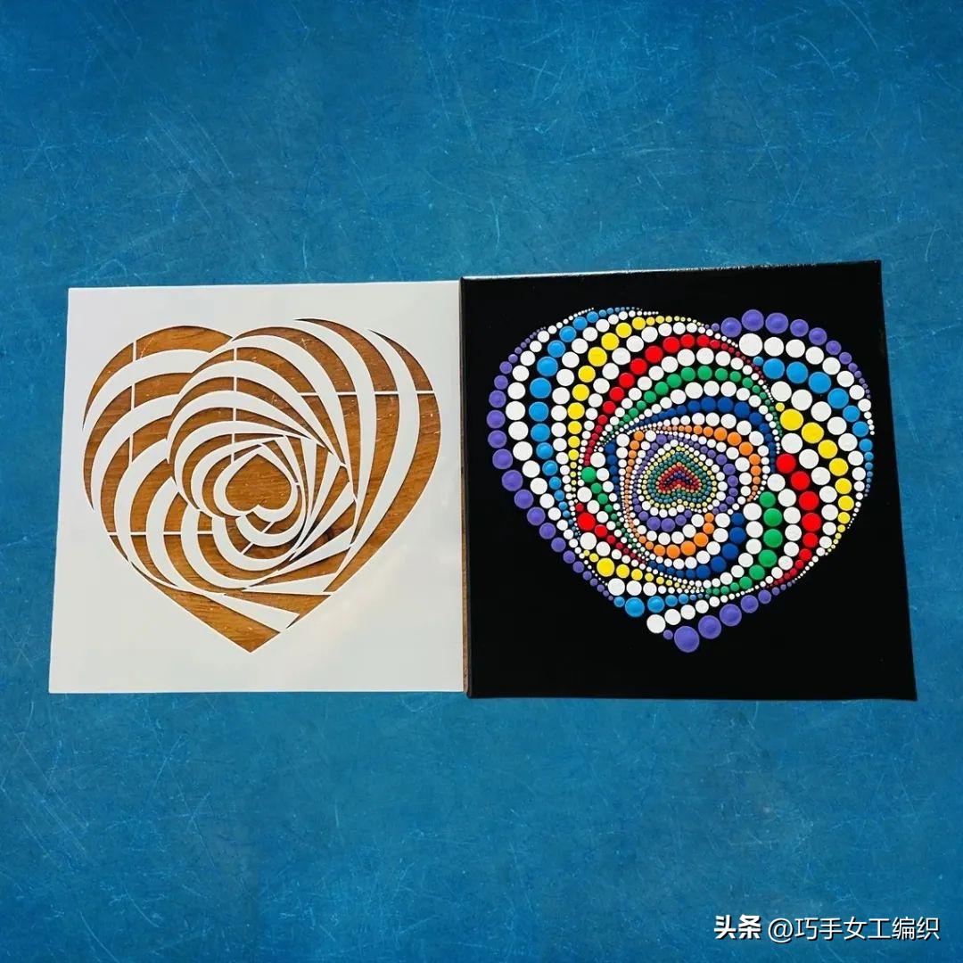 她用粗细不同的铅笔，棉签，牙签，筷子…竟把家里的旧物翻了个新