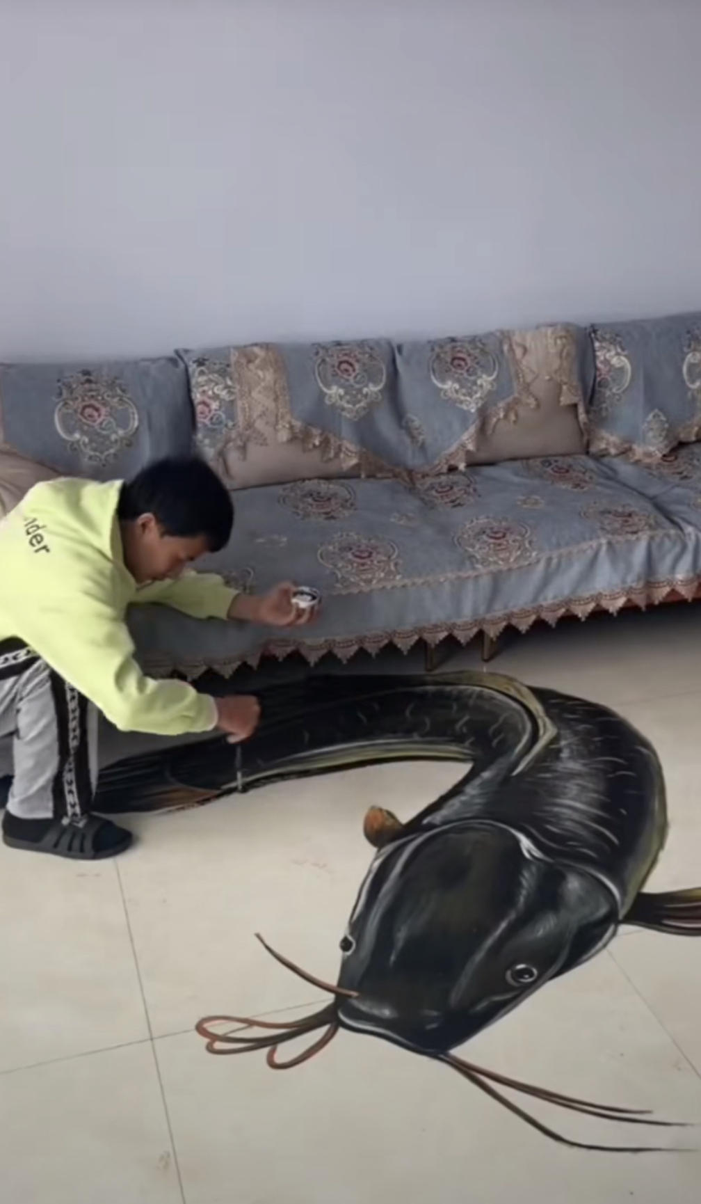 上央视的网红画家,收入上亿的90后画家