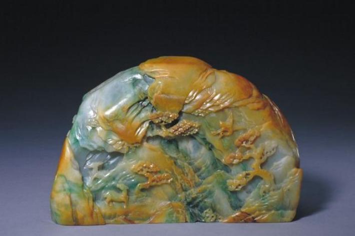 故宫馆藏翡翠图片欣赏,瞧瞧故宫里的神仙摆件